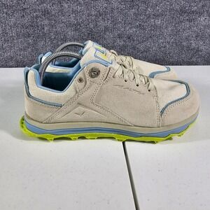 Altra‎ Lone Peak 6 Women's 9.5 Trail Running Shoes Dusty Olive Blue AL0A5482224